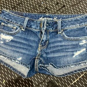 American Eagle Outfitters Blue Denim Shorts